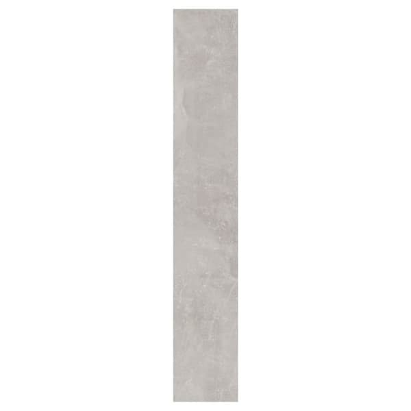 skoskab med spejl 3 hylder 63x17x102,5 cm betongrå