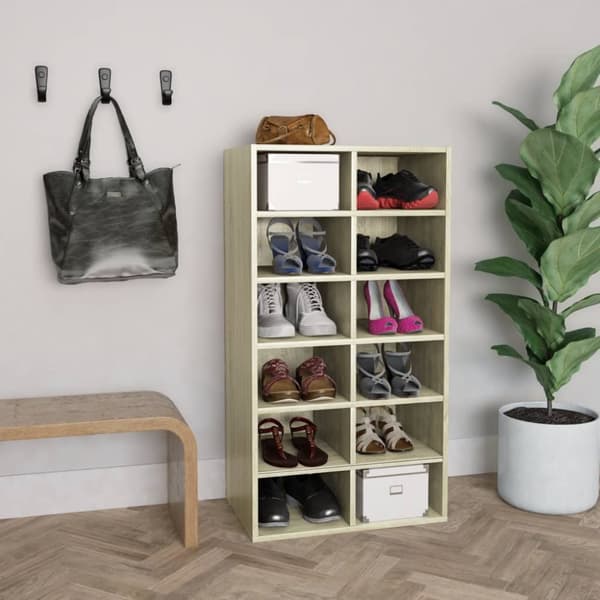 skoreol 54x34x100,5 cm konstrueret træ sonoma-eg