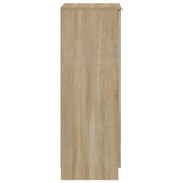 Skoskåp sonoma-ek 30x35x100 cm konstruerat trä