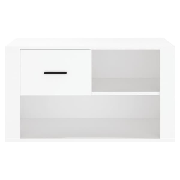skoreol 80x35x45 cm konstrueret træ hvid