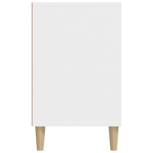 skoreol 102x36x60 cm konstrueret træ hvid
