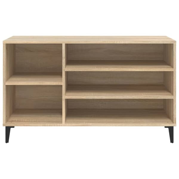 skoreol 102x36x60 cm konstrueret træ sonoma-eg