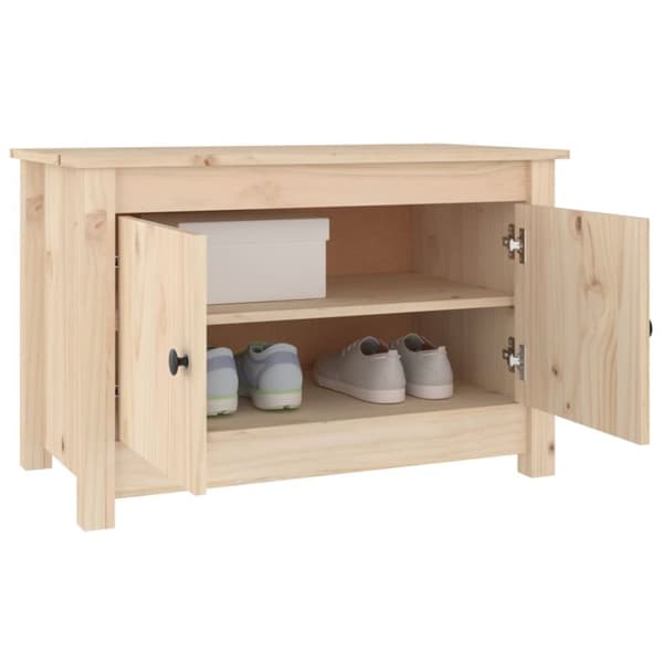 skobænk 70x38x45,5 cm massivt fyrretræ