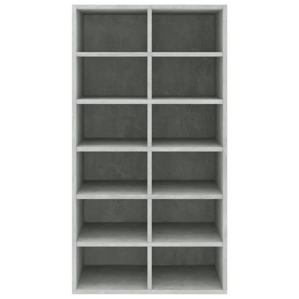 skoreol 54x34x100,5 cm konstrueret træ betongrå