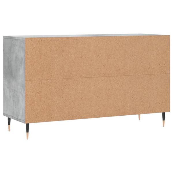Skoskåp betonggrå 102x36x60 cm konstruerat trä