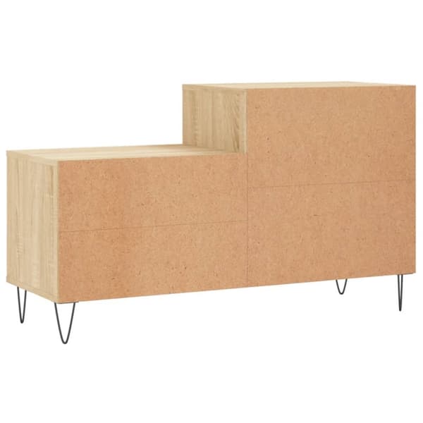 skoreol 102x36x60 cm konstrueret træ sonoma-eg