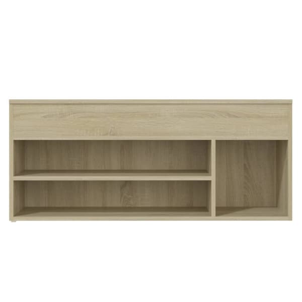 skobænk 105x30x45 cm konstrueret træ sonoma-eg
