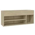 Miniatyrbillede 2 af 9: skobænk 105x30x45 cm konstrueret træ sonoma-eg