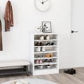Miniatyrbillede 3 af 8: skoreol 60x35x92 cm konstrueret træ hvid