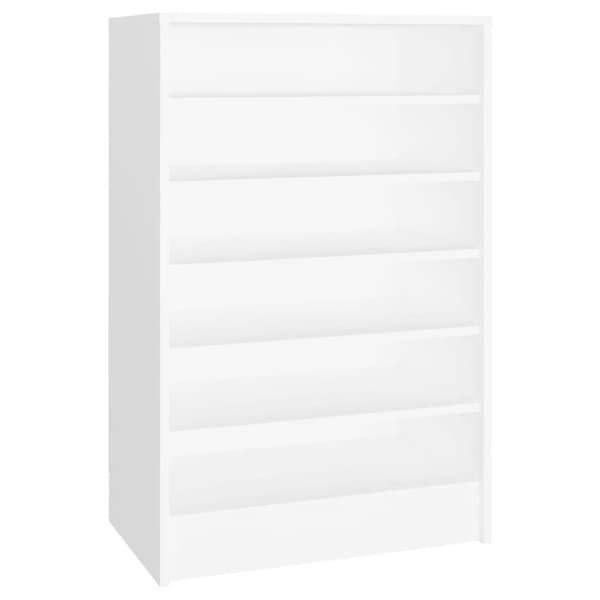 skoreol 60x35x92 cm konstrueret træ hvid
