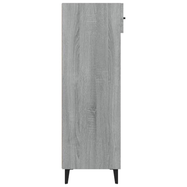Kenkäkaappi harmaa Sonoma 60x35x105 cm tekninen puu