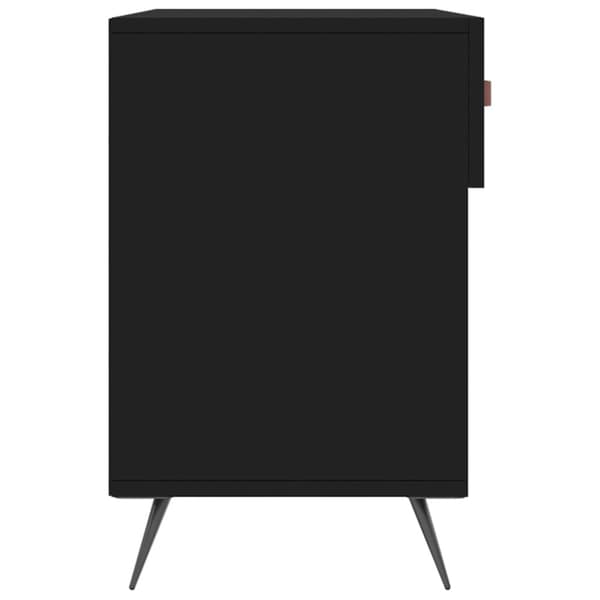 skobænk 102x35x55 cm konstrueret træ sort