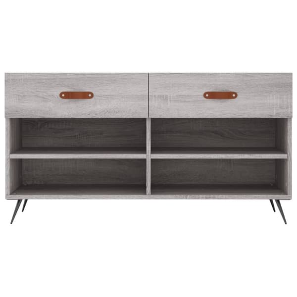 Kenkäpenkki harmaa Sonoma 102x35x55 cm tekninen puu