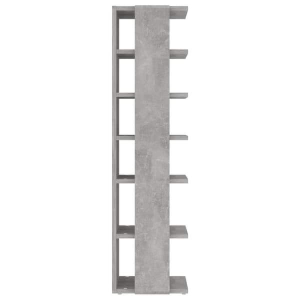 Kenkäkaapit 2 kpl betoninharmaa 27,5x27x102 cm