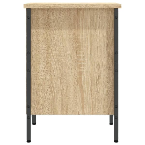 Skoskåp sonoma-ek 38x35x50 cm konstruerat trä