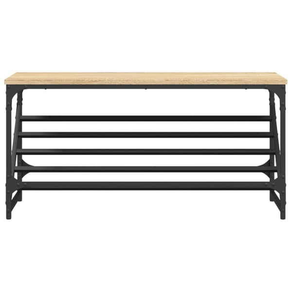 skoreol 90x30x45 cm konstrueret træ sonoma-eg