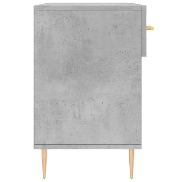 skobænk 102x35x55 cm konstrueret træ betongrå
