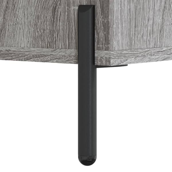 skobænk 102x35x55 cm konstrueret træ grå sonoma-eg
