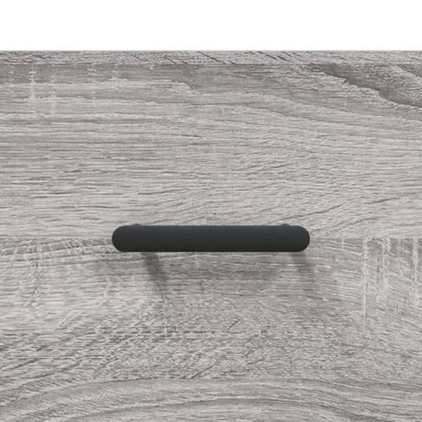 skobænk 102x35x55 cm konstrueret træ grå sonoma-eg