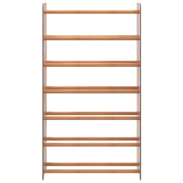 skoreol 65x24x117 cm konstrueret træ brun