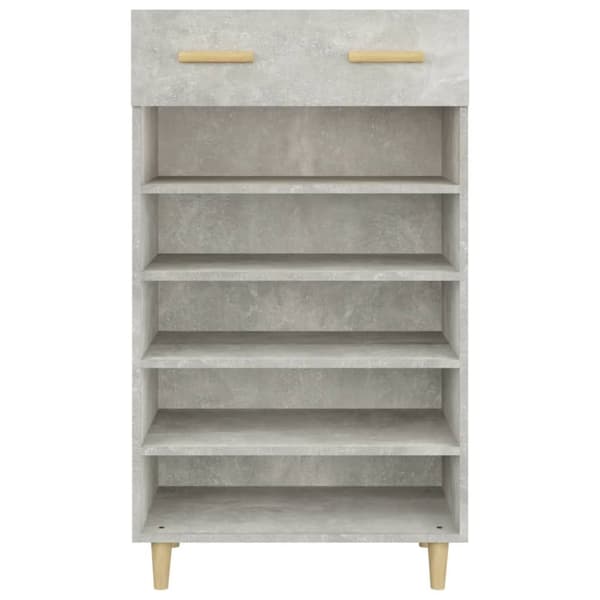 skoreol 60x35x105 cm konstrueret træ betongrå
