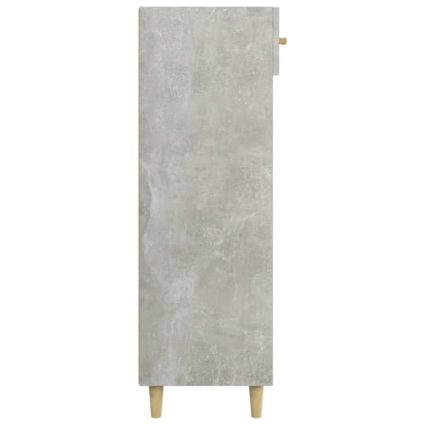 skoreol 60x35x105 cm konstrueret træ betongrå