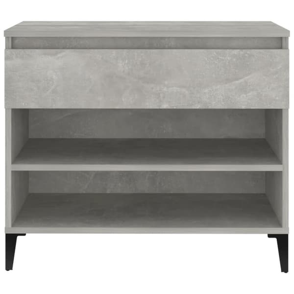 skoreol 70x36x60 cm konstrueret træ betongrå