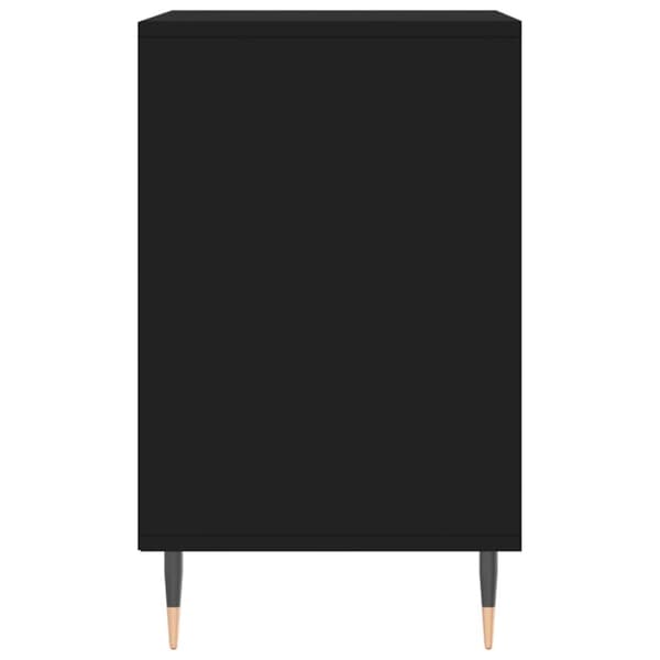 skoreol 102x36x60 cm konstrueret træ sort