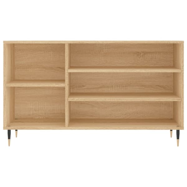 skoreol 102x36x60 cm konstrueret træ sonoma-eg
