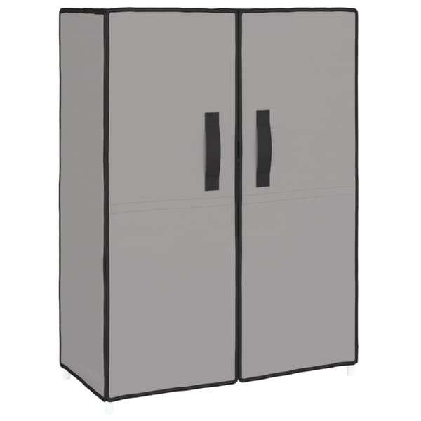 Kenkäkaappi harmaa 60x28x90 cm kangas