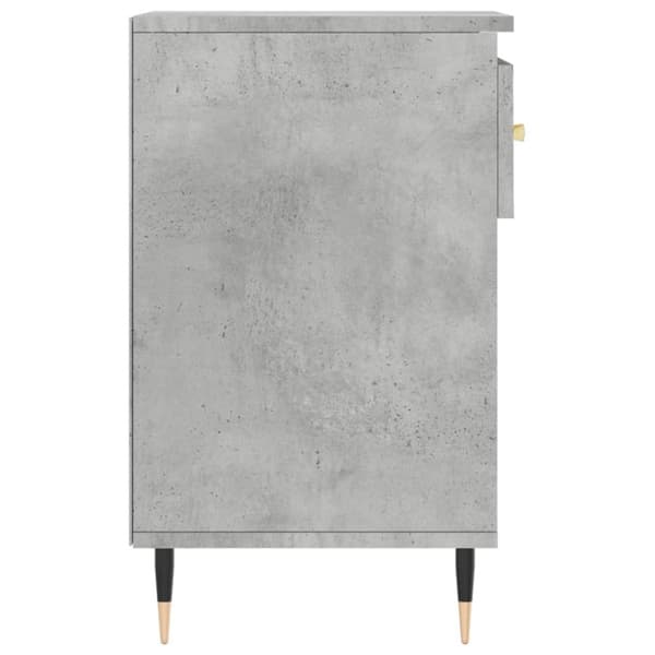 Skoskåp betonggrå 102x36x60 cm konstruerat trä