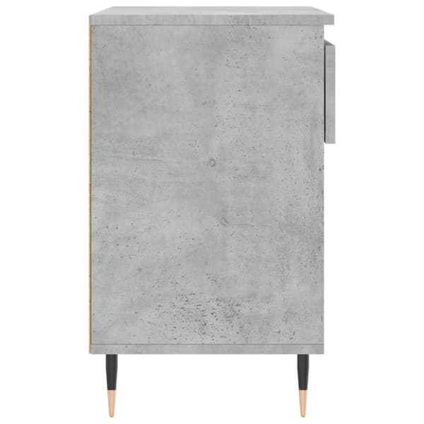 Kenkäkaappi betoninharmaa 70x36x60 cm tekninen puu