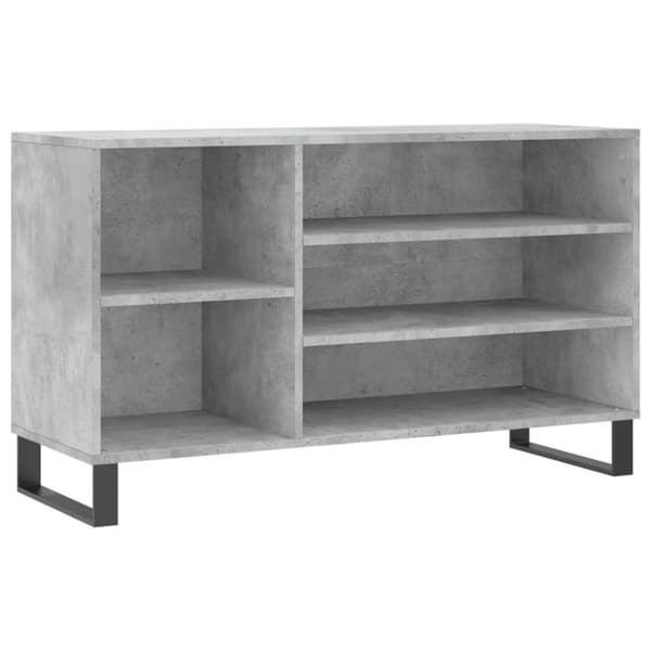 skoreol 102x36x60 cm konstrueret træ betongrå