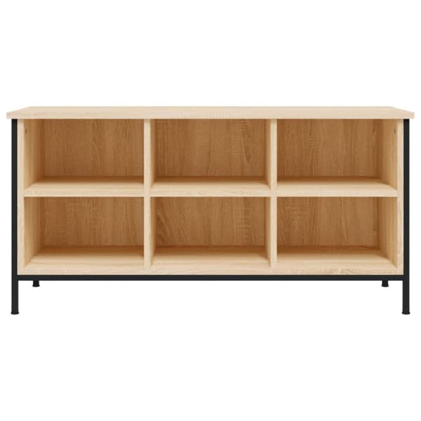 skoreol 100x35x50 cm konstrueret træ sonoma-eg