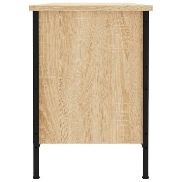 skoreol 100x35x50 cm konstrueret træ sonoma-eg