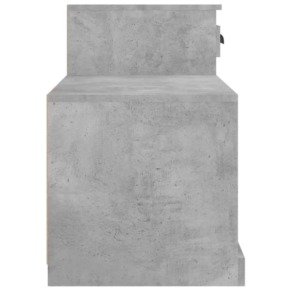 skoreol 100x42x60 cm konstrueret træ betongrå