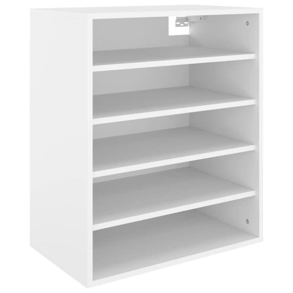 skoreol 60x35x70 cm konstrueret træ hvid