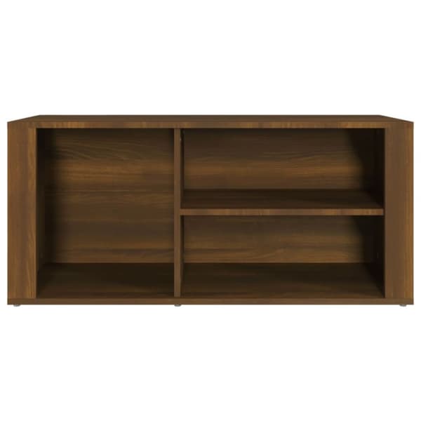 Kenkäkaappi ruskea tammi 100x35x45 cm tekninen puu