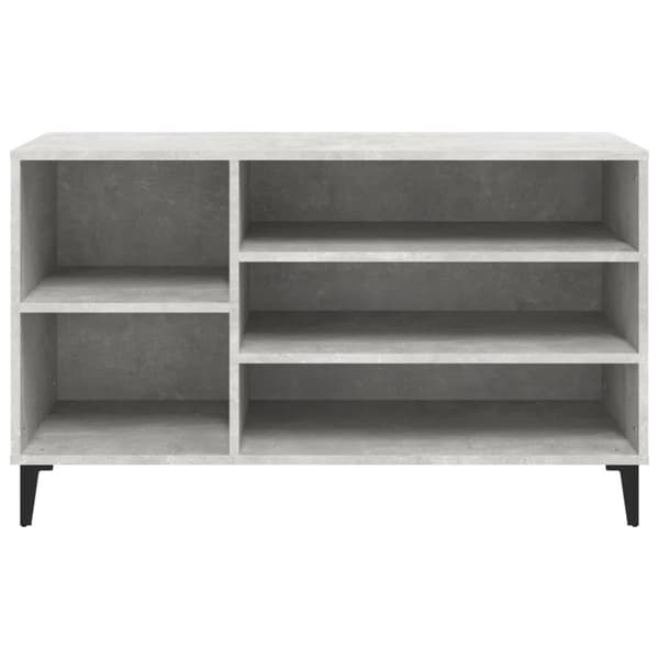 skoreol 102x36x60 cm konstrueret træ betongrå