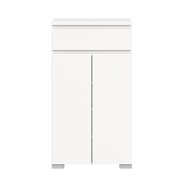 Shoelove skoskåp 2 dörrar, 1 låda 60x109cm vit.