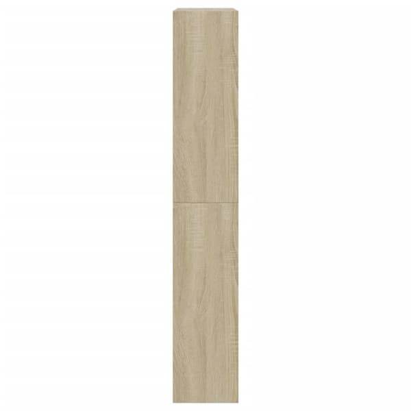 skoreol 60x21x125,5 cm konstrueret træ sonoma-eg