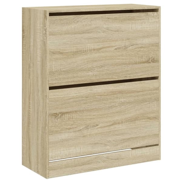 skoreol 80x34x96,5 cm konstrueret træ sonoma-eg