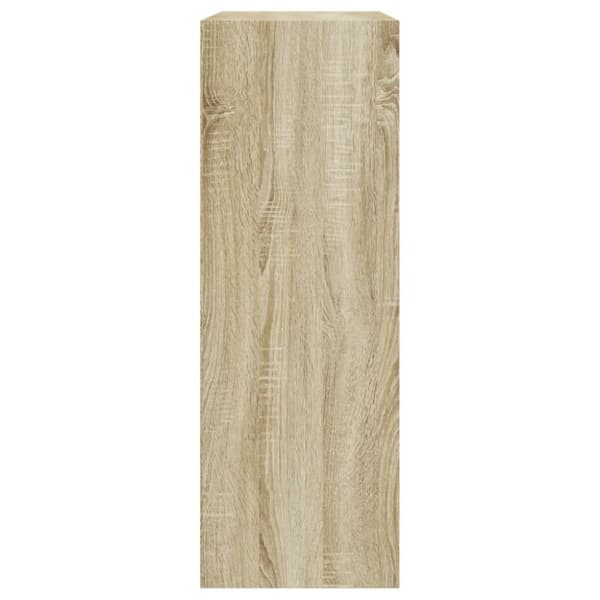 skoreol 80x34x96,5 cm konstrueret træ sonoma-eg