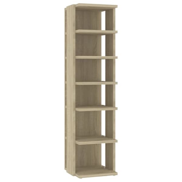 Skohyllor 2 st sonoma-ek 27,5x27x102 cm