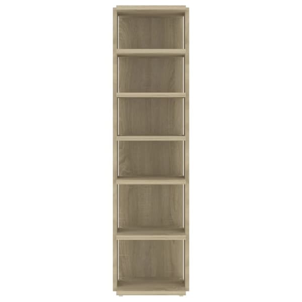 Skohyllor 2 st sonoma-ek 27,5x27x102 cm