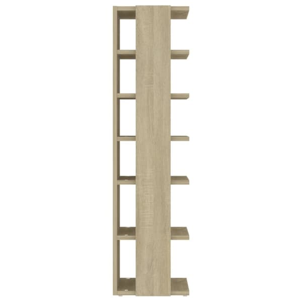 Skohyllor 2 st sonoma-ek 27,5x27x102 cm