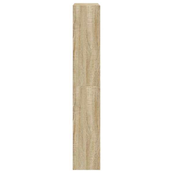 skoreol 80x21x125,5 cm konstrueret træ sonoma-eg