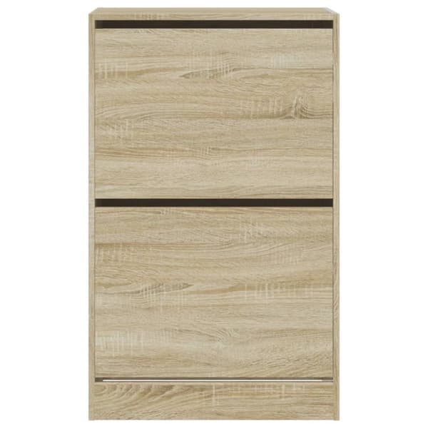 skoreol 60x34x96,5 cm konstrueret træ sonoma-eg