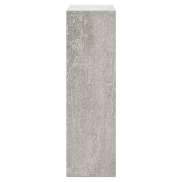 skoskab 63x24x81 cm konstrueret træ betongrå