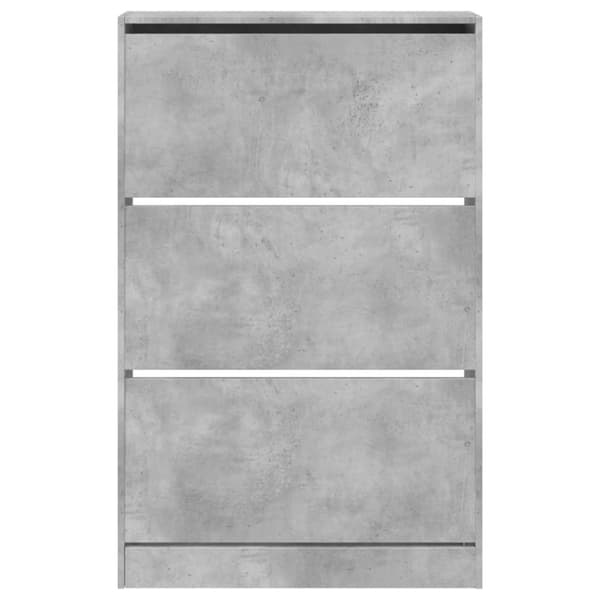 skoreol 80x21x125,5 cm konstrueret træ betongrå